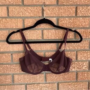 Sheer Unlined Demi Bra